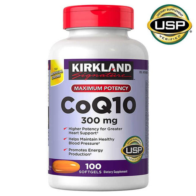 Kirkland Signature Coq10 300 Mg., 100 Softgels
