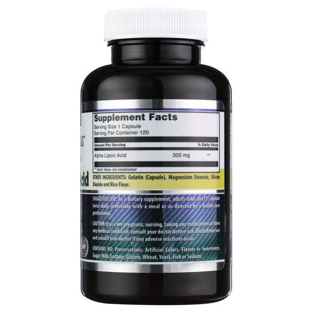 Amazing Formulas Alpha Lipoic Acid 300 Mg 120 Softgels