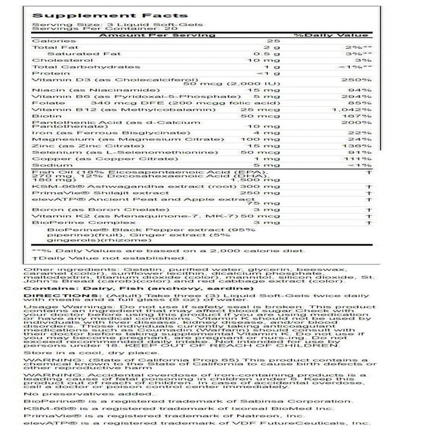 Irwin Naturals Testosterone Up, Strength & Size, 60 Liquid Softgels