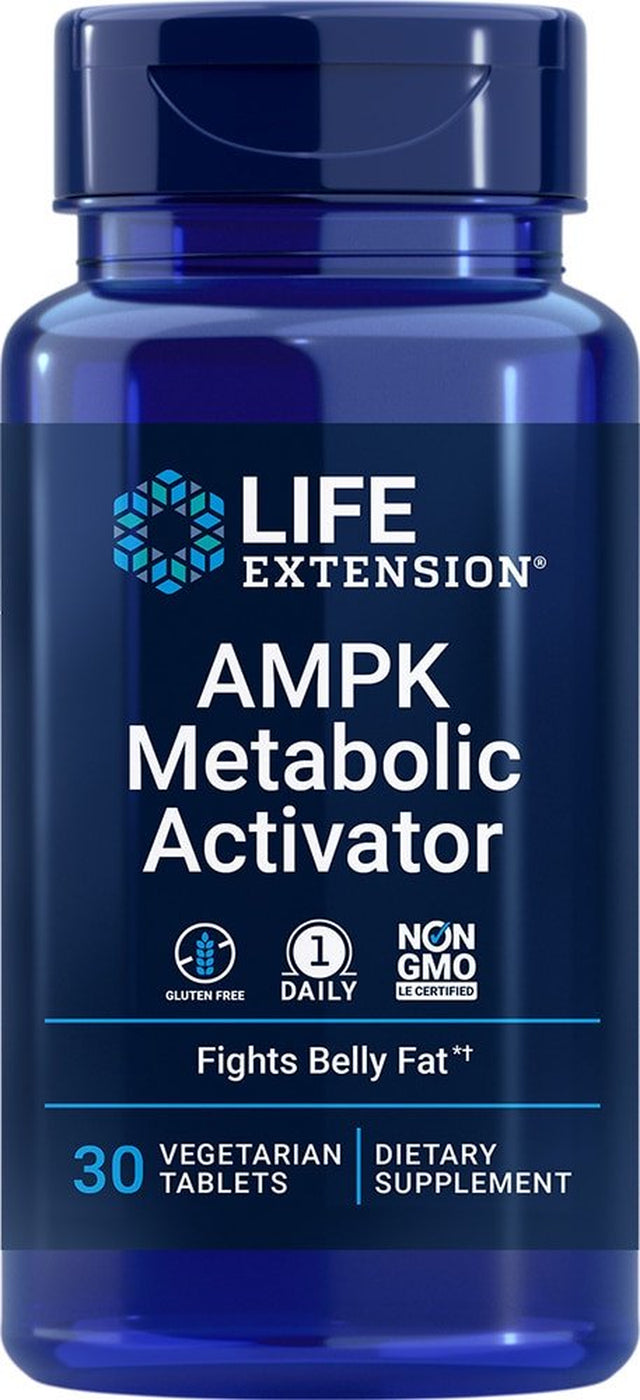 Life Extension AMPK Metabolic Activator -- 30 Vegetarian Tablets