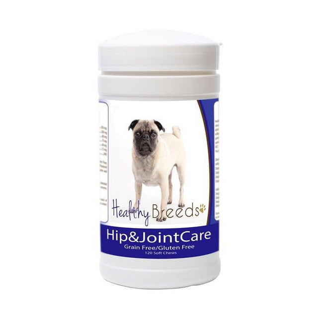 Healthy Breeds 840235153863 Pug Hip and Joint Care