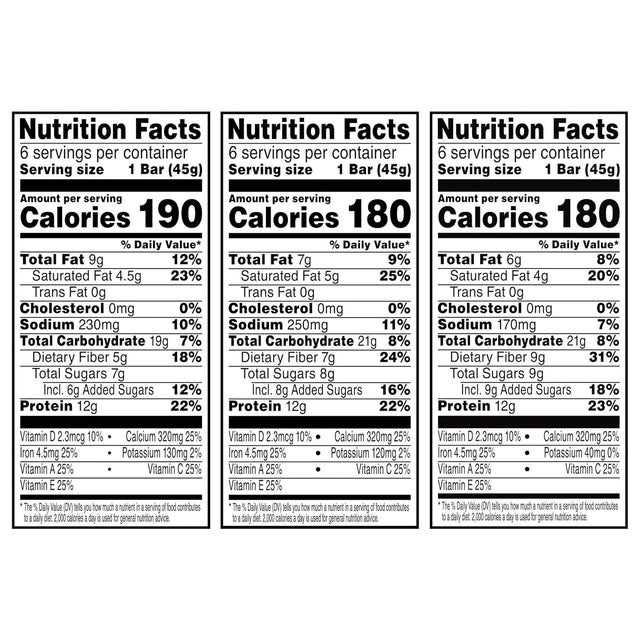 Kellogg'S Special K Protein Meal Bars, Meal Replacement, Bulk Protein Snacks, Variety Pack (3 Boxes, 18 Bars)