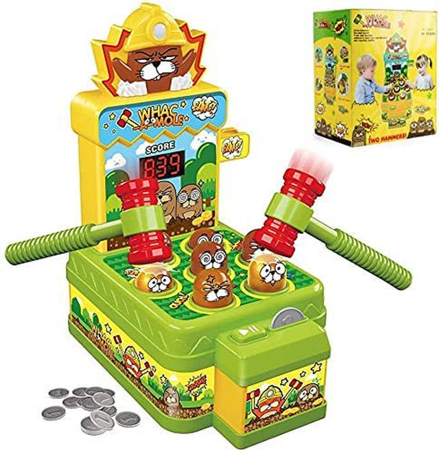 Gara Whack a Mole Game for Toddlers, Electronic Mole Bop Kids Game, Pounding Toy for Kids with 2 Playing Modes, Preschool Learning Toy for 3-Year-Old and up for Boys and Girls