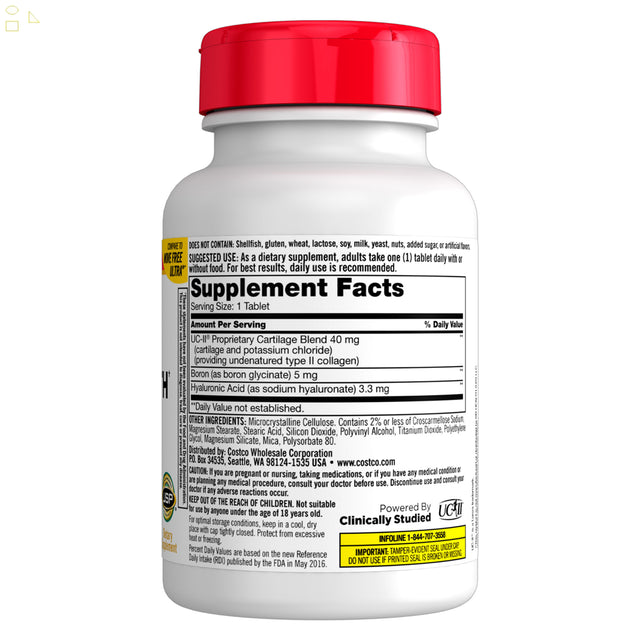 K.S Signature Triple Action Joint Health, 110 Coated Tablets | Compare to Move Free Ultra Triple Action Active Ingredients