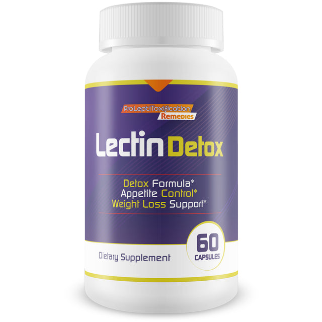 Lectin Detox - Colon Cleanser & Detox for Weight Loss - Detox Cleanse Detox Pills - Reduce Gut Size for a Quick Slim - Boost Metabolism - Weight Loss Detox for Women and Men - Body Detox Support