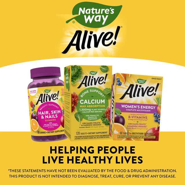 Alive! Women'S Energy Complete Daily Multivitamin Tablets, 50 Count