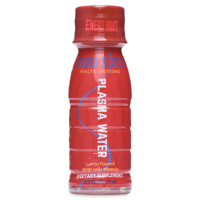 Ionic Plasma Water Shot | Nitric Oxide | Cold-Plasma | Plasma-Activated Water (PAW) | Energy and Endurance | 2.5 Fluid Oz. Lemon Flavored | Dietary Supplement | 1-Unit