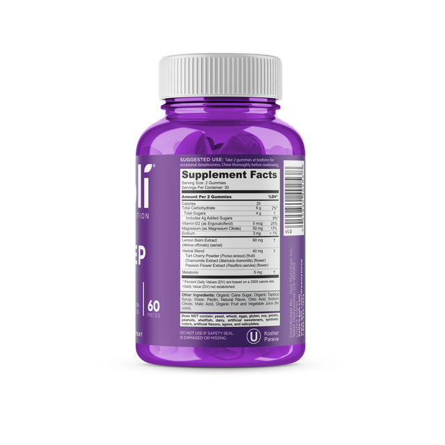 Goli Nutrition Dreamy Sleep Gummies, Lemon Balm and Botanicals, 60 Count