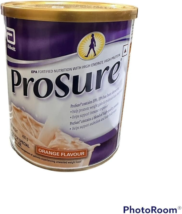 6 X 400 Gm Abbott Prosure Orange for Weight Gain Nutrition Cachexia Lean Mass Gain Anorexia…