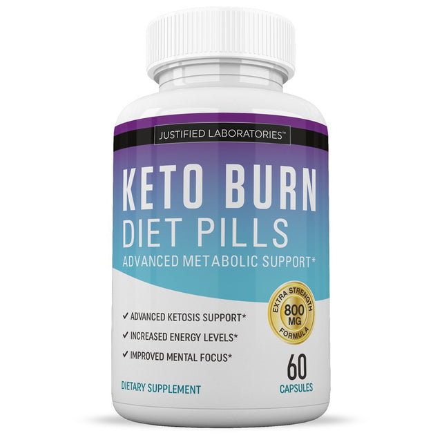 Keto Diet Pills Burn Shred BHB Salts Advanced Ketogenic Supplement Exogenous Ketones Ketosis Weight Loss Fat Burner Boost Energy Metabolism Men Women 60 Capsules