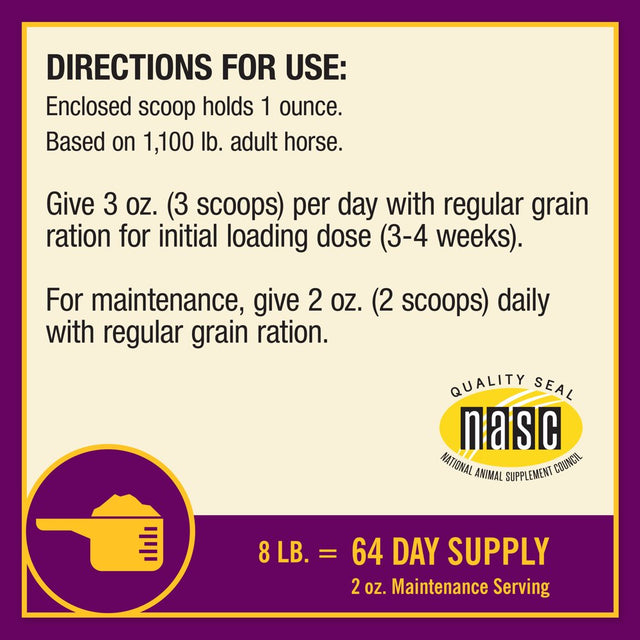 Horse Health Joint Combo Hoof & Coat 3.75 Pounds 30 Day Supply