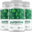 3 Pack Puravive Extra Strength Pills - Official - Keto Puravive Advanced Formula Raspberry Ketone Dietary Support Supplement Pureviva Men Women 180 Capsules