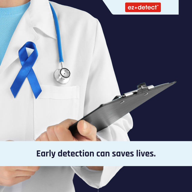 EZ Detect Colon Disease Test, FDA Cleared, at Home Colorectal Test Kit