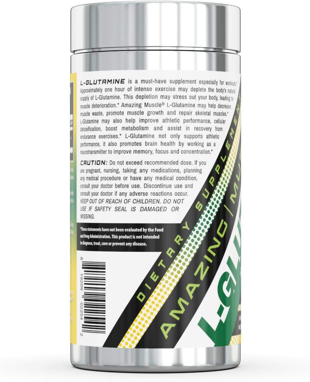 L-Glutamine 500 Mg - 250 Capsules