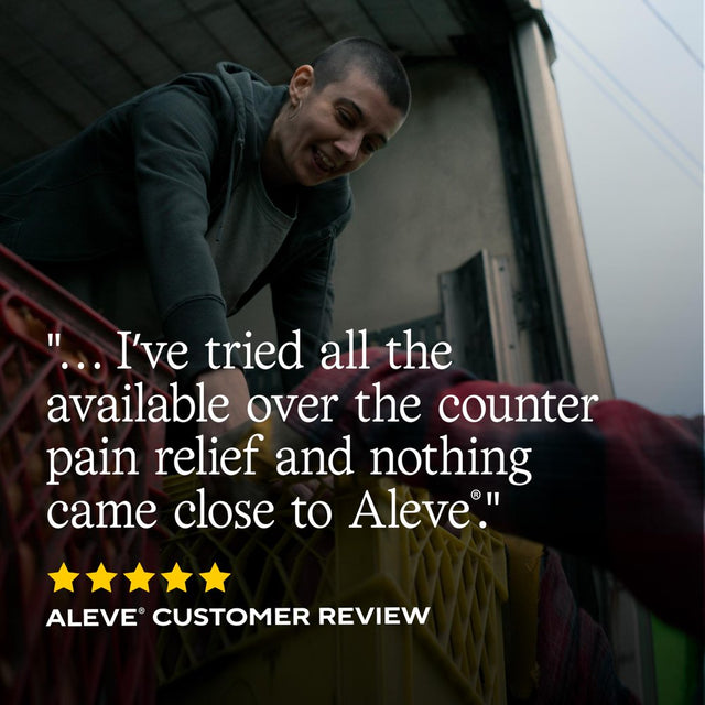 Aleve Caplets Naproxen Sodium Pain Reliever, 24 Count