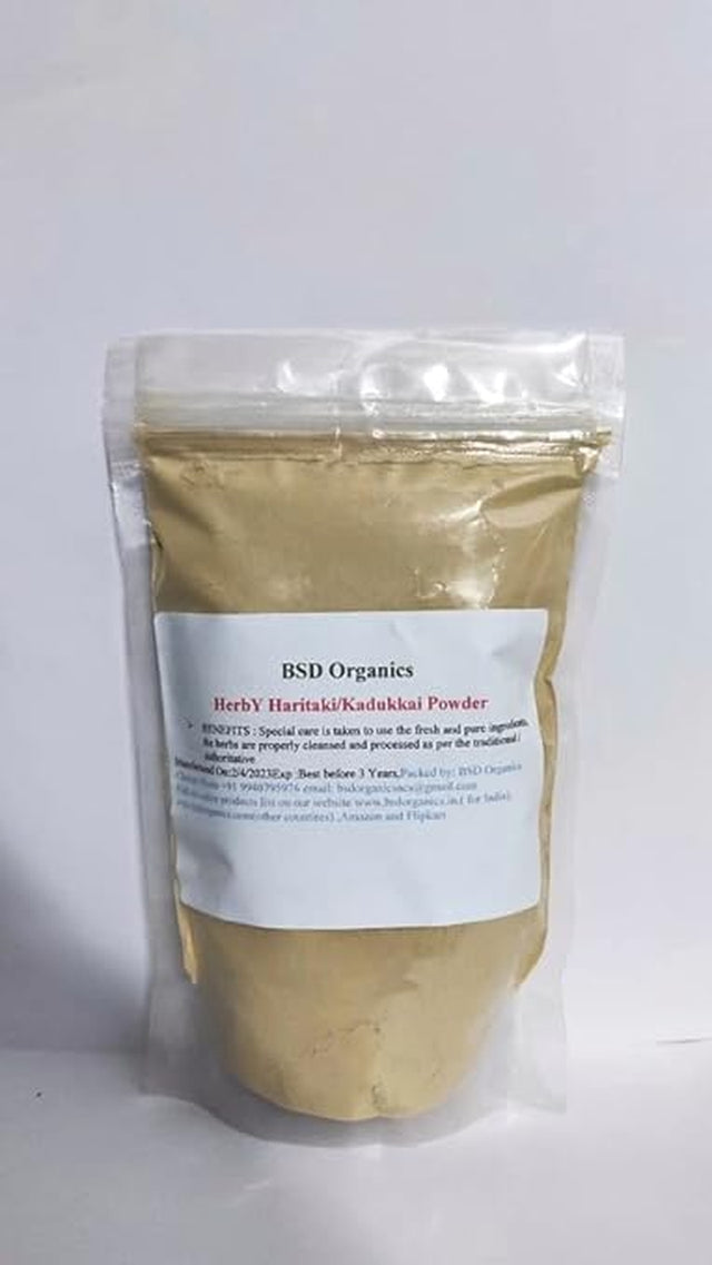 Herby Digest Free Flow Powder of Terminalia Chebula/Haritaki/Kadukkai/Harde/Karakkaya/Yellow Myrobalan - 250G / 8.8 Ounce