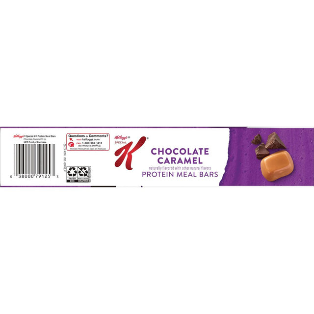 Kellogg'S Special K Chocolate Caramel Chewy Protein Meal Bars, Ready-To-Eat, 19 Oz, 12 Count