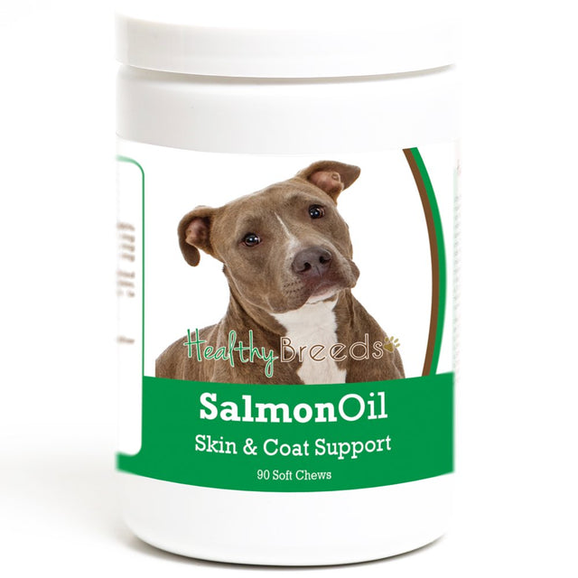 Healthy Breeds Pit Bull Salmon Oil Soft Chews 90 Count