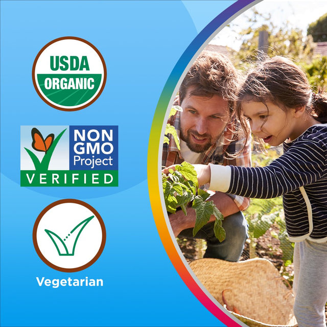 Centrum Kids' Organic Multigummies, Kids Multivitamin Gummies, Organic Multivitamin for Immune Support, Muscle Function, and Brain Health - 90 Count