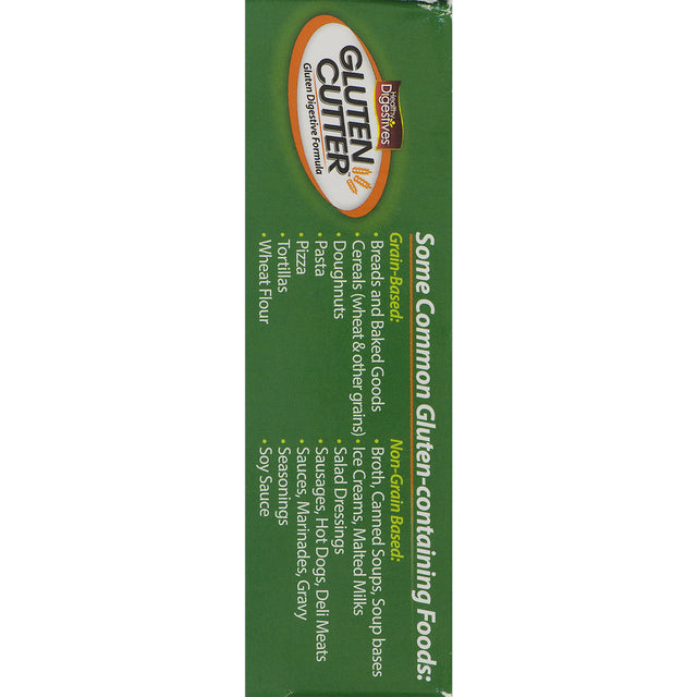 Healthy Digestives Gluten Cutter Dietary Supplement, 30 Capsules
