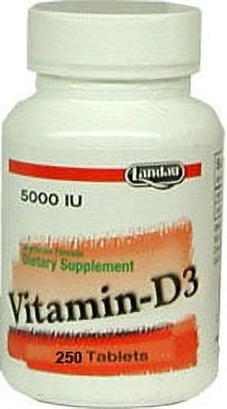 Landau Kosher Vitamin D3 5000 IU - 250 Tablets