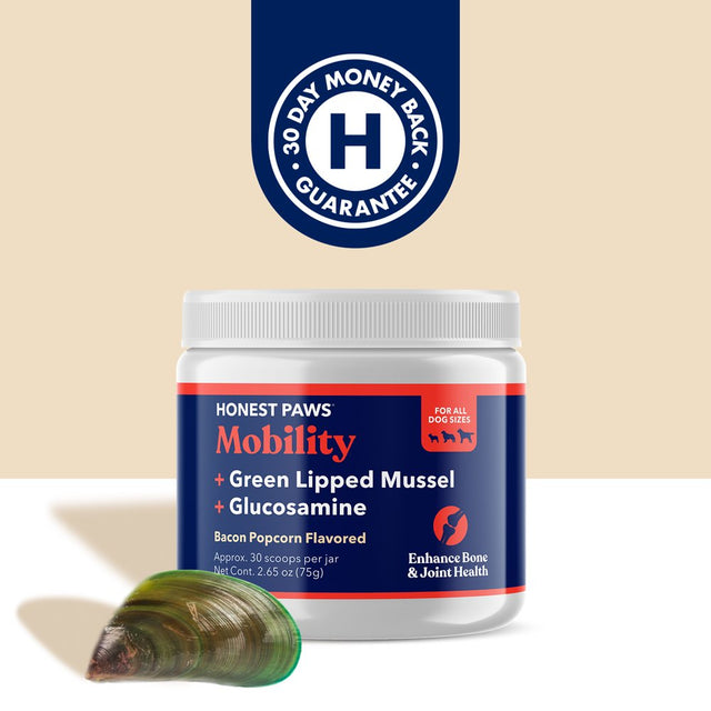 Honest Paws Dog Hip and Joint Powder – Mobility Health Bone Supplement- All Ages