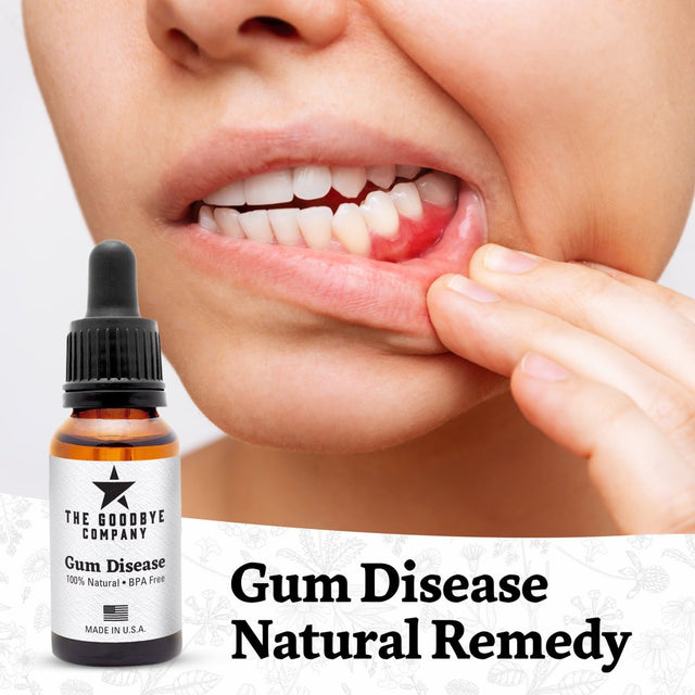 Gum Disease Treatment - USDA Organic Home Remedy for Oral Gum Disease | 100% Pure Neem and Clove Essential Oils for Oral Care | Effective and Natural Gingivitis Treatment (1 Fl Oz)