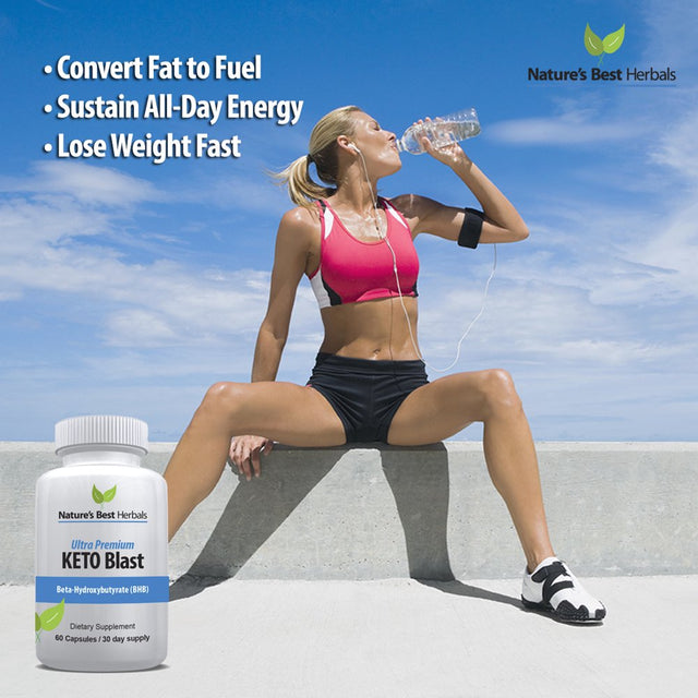 Keto Diet Blast Weight Loss Supplement for Fast Fat Burning - Boost Energy & Speed Metabolism | Betahydroxybutyrate BHB Salts Ketogenic Diet Pills - 800 Mg, 60 Capsules