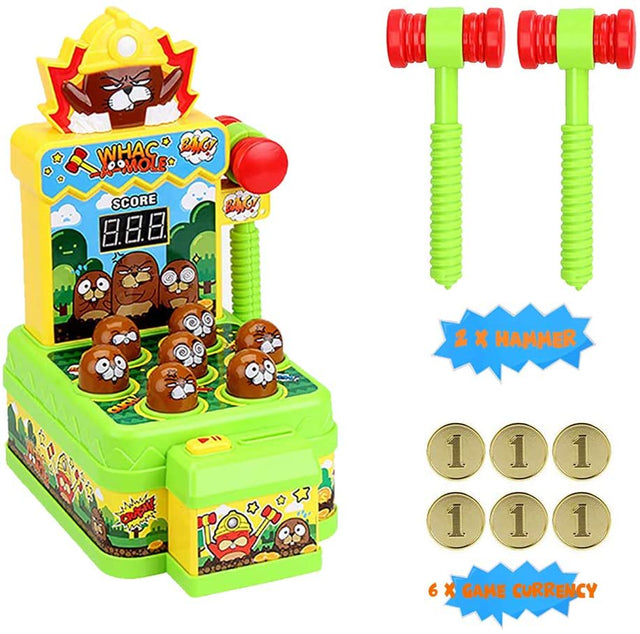 Gara Whack a Mole Game for Toddlers, Electronic Mole Bop Kids Game, Pounding Toy for Kids with 2 Playing Modes, Preschool Learning Toy for 3-Year-Old and up for Boys and Girls