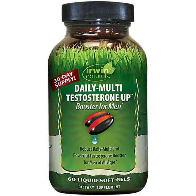 Irwin Naturals - Daily-Multi Testosterone up Booster for Men - 60 Liquid Softgels