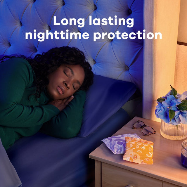 Always Maxi Overnight Pads with Wings, Size 5, Extra Heavy Overnight, Unscented, 20 Count