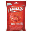 Halls Cherry Drops Triple Soothing Action (Pack of 12)