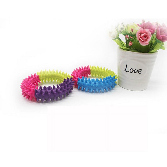 Black and Friday Deals Blueek Pet Dog Puppy Cat Rubber Dental Teeth Chew Bone Play Training Fetch Fun Toys Hot