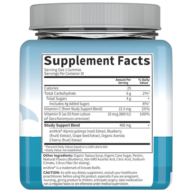 Garden of Life Dr. Formulated Kids Study Support Gummies | Drug Free Supplement | 60Ct