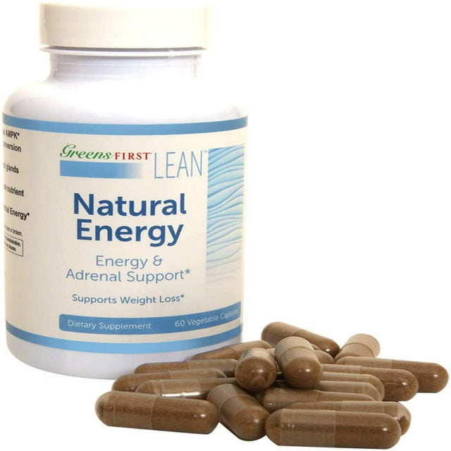 Greens First LEAN™ Natural Energy Dietary Supplement –Energy and Adrenal Support Supplement – Dietary Supplements For