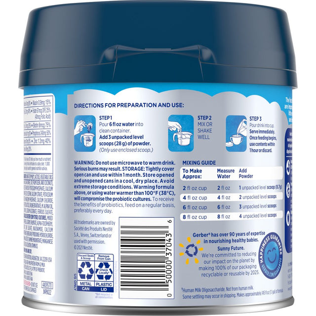 Gerber Good Start Premium Powder Formula Toddler Drinkwith A2 Advanced for Digestive Support, 20 Oz Canister