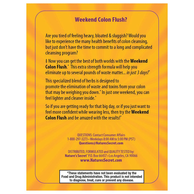 Irwin Naturals Weekend Colon Flush