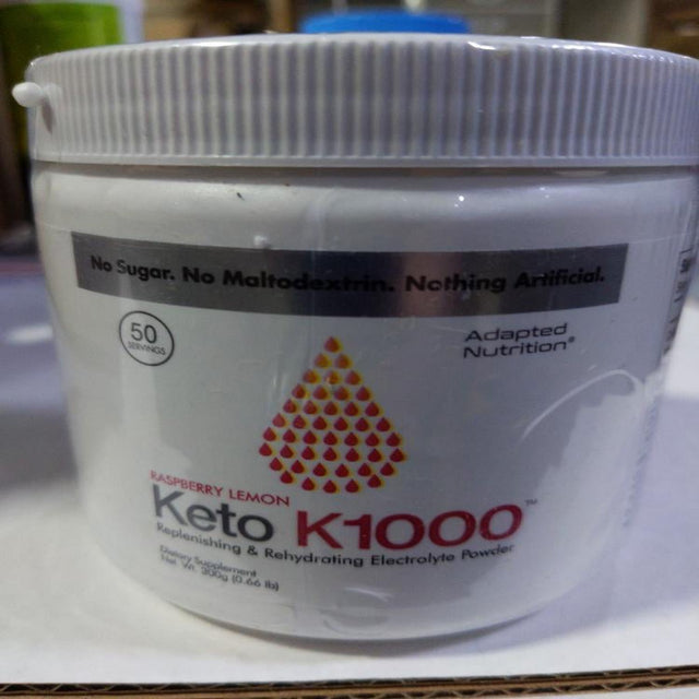 Hi-Lyte Keto K1000 Electrolyte Powder | Raspberry Lemon | Hydration Supplement Drink Mix | Boost Energy & Beat Leg Cramps | No Maltodextrin or Sugar | 50 Servings