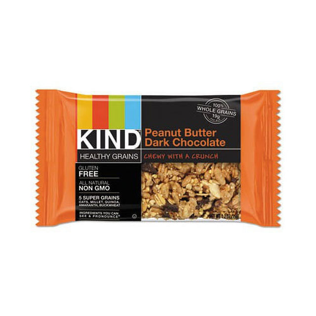 KIND Healthy Grains Bars, Peanut Butter Dark Chocolate, Gluten Free KIND Healthy Grains Bars, Peanut Butter Dark Chocolate, Gluten Free