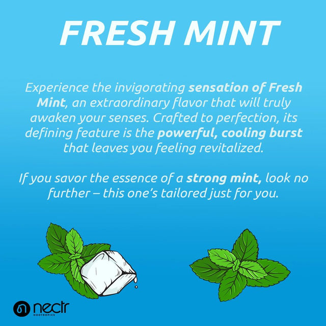 Fresh Mint - Nectr Nootropic Pouches