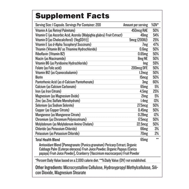 Health by Habit Women'S Multivitamin, 200 Count