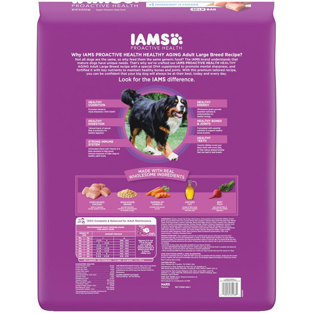 Iams Proactive Health Mature Adult Large Breed Chicken Dry Dog Food