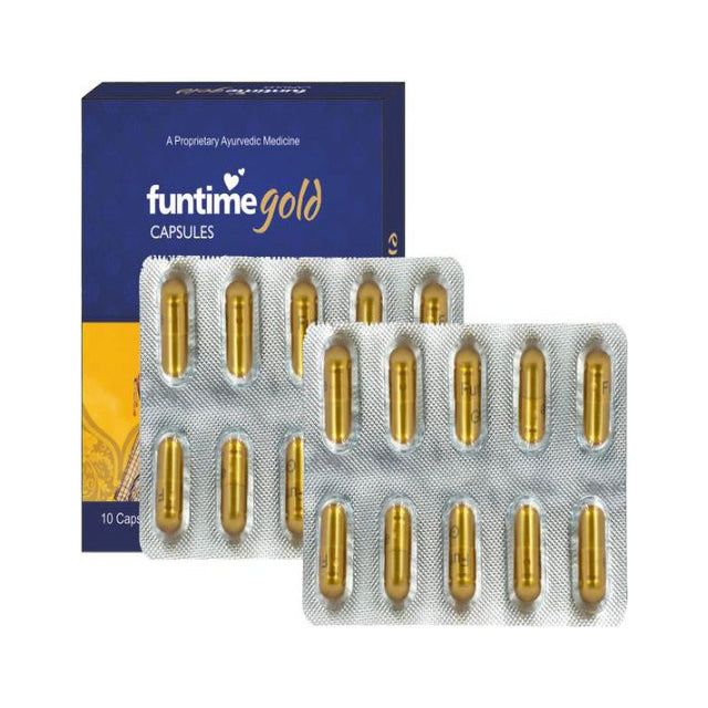 Leeford Boost Virility and Stamina Funtime Gold 10 Capsules Pack of 2
