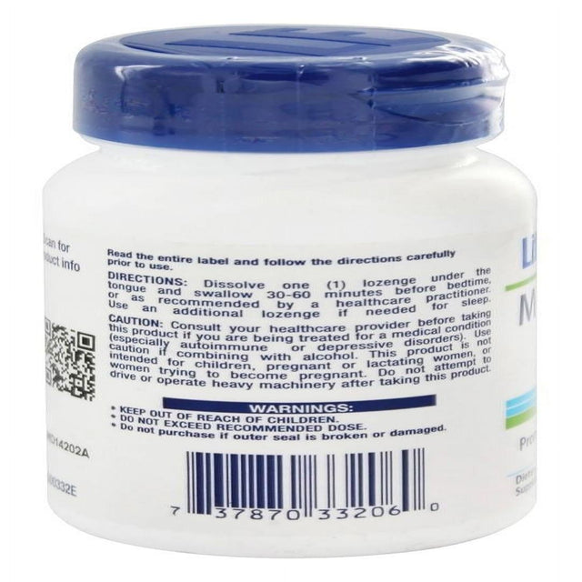 Life Extension - Melatonin 3 Mg. - 60 Lozenges