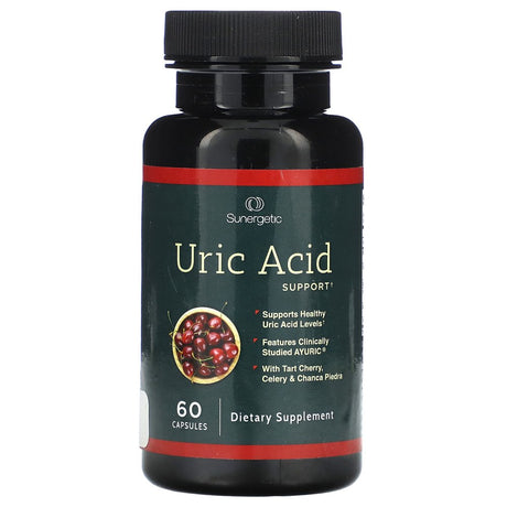 Premium Uric Acid Support Supplement β Uric Acid Formula & Urinary Tract Support β Includes Tart Cherry, Chanca Piedra, Celery Extract & Cranberry β 60 Veggie Capsules