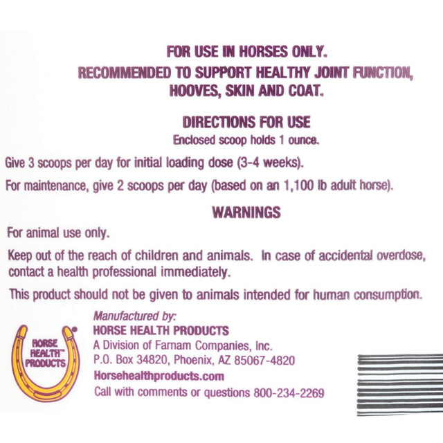 Horse Health Products Joint Combo Hoof & Coat Supplements, 8 Lbs.