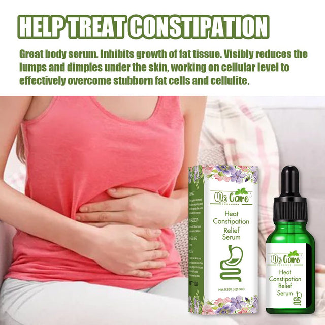 HIBRO Face Organic Aloe You Much Gel We-Care Heat Constipation Relief Serum Belly Cellulite Massage Oil Natural Ingredients for Constipation, Bloating and Gas Relief 10Ml