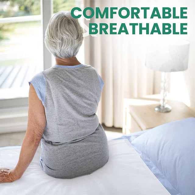 Inspire Washable and Reusable Incontinence Bed Pads | 3 Pack Waterproof Mattress Pad Chux Pads | Bed Pads for Incontinence Washable | Waterproof Bed Pads 3 Pack (3 Pack 24" X 36")