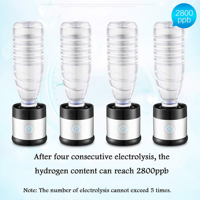 High Concentration Hydrogen-Rich Water Cup SPE Ion Membrane Alkaline Water Purifier Micro-Electrolysis Water Glass 350Ml