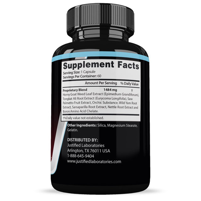 (5 Pack) XL Real Muscle Gainer Men’S Health Supplement 1484Mg 300 Capsules